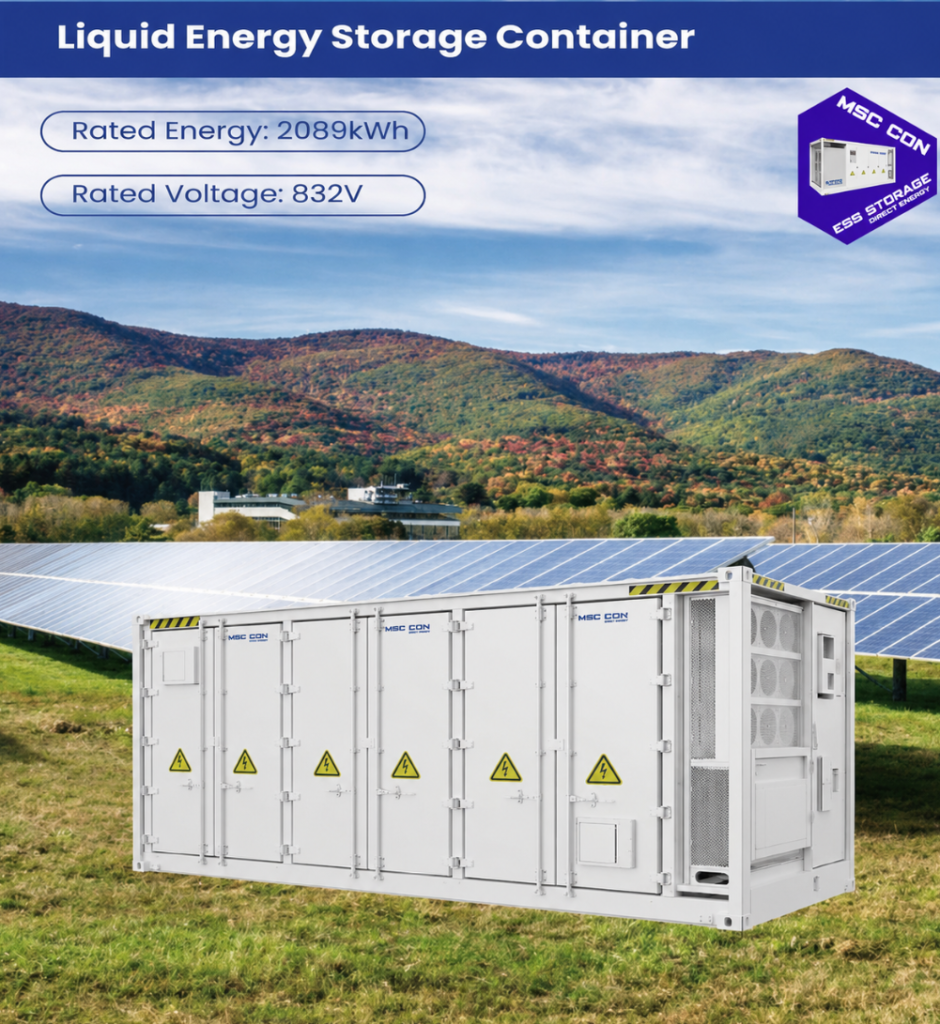 Speichercontainer · 2.089 kWh / 832 V